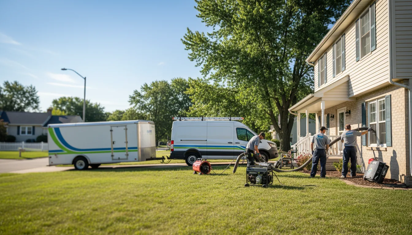 Flooded Basement Restoration And Cleanup With Repair in Port Clinton, OH near me